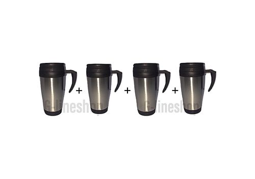 Pack 4 MUGS INOX Pratiques au meilleur prix au Maroc