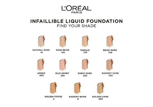 L'orèal Paris Fond de teint visage L¥OrÈal Paris Infaillible Maquillage 300 Ambre au meilleur prix au Maroc