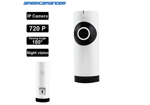 Mini Caméra WiFi HD Panoramique 180° au meilleur prix au Maroc