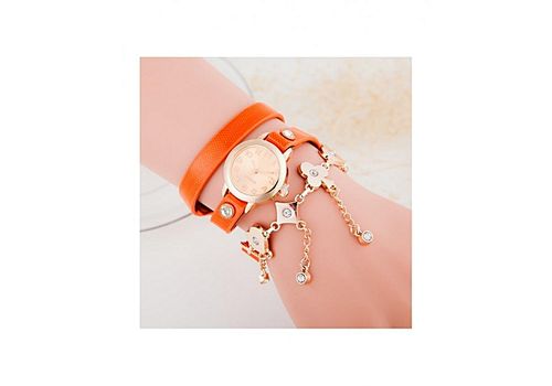 LUCIA Montre - Orange au meilleur prix au Maroc