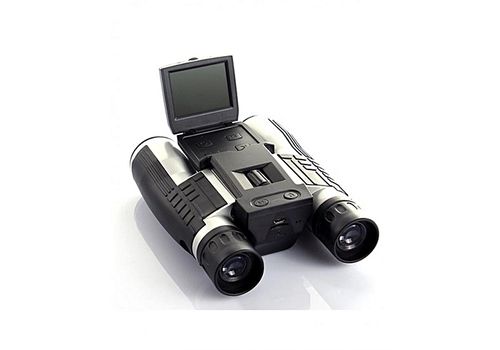 Jumelles caméra espion Full HD 1080p Zoom 12X32 ecran LCD noir au meilleur prix au Maroc