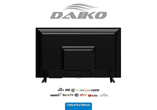 DAIKO SMART LED 32" - Full HD 32M6296DK NOIR au meilleur prix au Maroc
