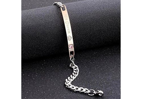 2 Bracelets Couple amoureux King & Queen au meilleur prix au Maroc