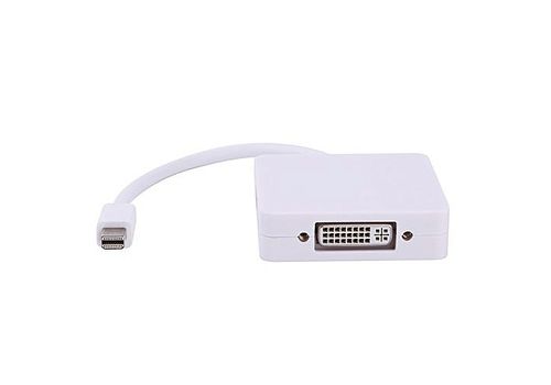 Adaptateur 3-en-1 mini Displayport vers HDMI, DVI et VGA au meilleur prix au Maroc