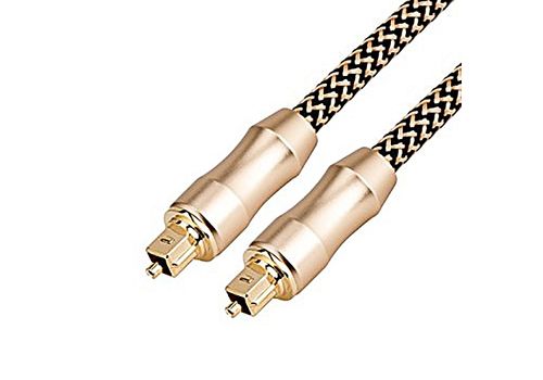 CABLE NUMERIQUE OPTIQUE TOSLINK TRESSE 1 METRES au meilleur prix au Maroc