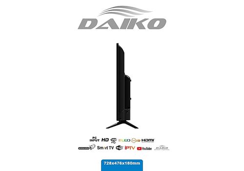 DAIKO SMART LED 32" - Full HD 32M6296DK NOIR au meilleur prix au Maroc