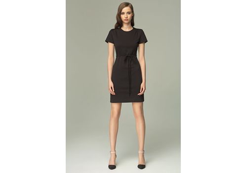 Robe Ceinturée Noire au meilleur prix au Maroc