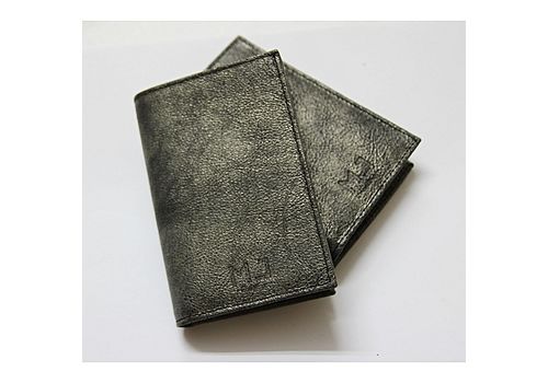 MJ Portefeuille en cuir - MJ - Darkness by MJ au meilleur prix au Maroc