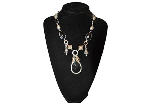 Sautoir à Perle Noir au meilleur prix au Maroc