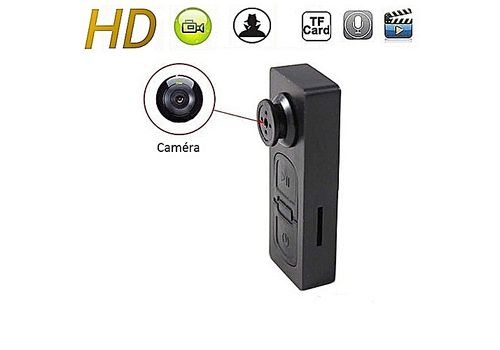 Bouton de Chemise camera Espion HD au meilleur prix au Maroc