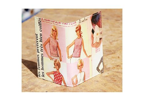 MJ Portefeuille en cuir - MJ - effet vieux magazine au meilleur prix au Maroc