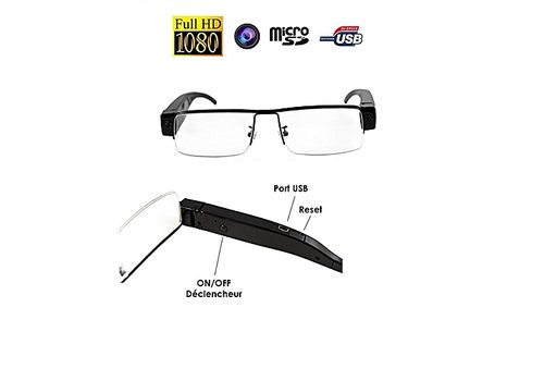 Lunette Caméra Espion FULL HD 1080P au meilleur prix au Maroc