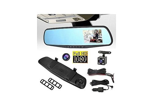 Dashcam Rétroviseur Double Caméra Voiture HD 1080P 170° au meilleur prix au Maroc