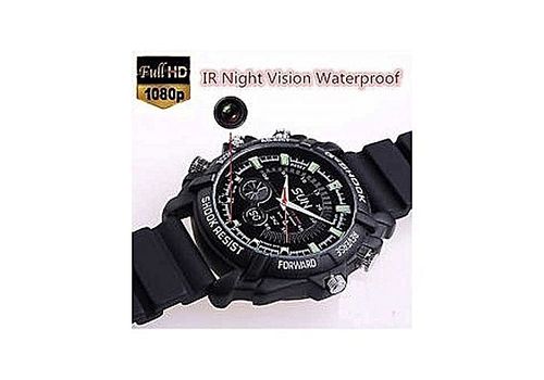 Montre caméra espion HD 8Go Full HD Vision De Nuit au meilleur prix au Maroc