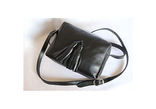 MJ Sac en cuir véritable MJ- Noir -rikiki au meilleur prix au Maroc