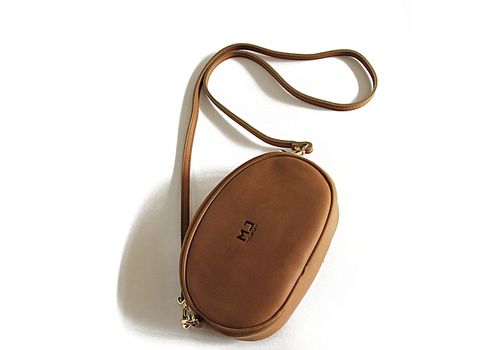 MJ Sac banane en cuir véritable MJ 100 % cuir véritable - beige au meilleur prix au Maroc