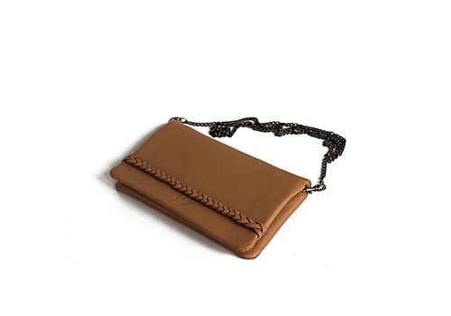 MJ POCHETTE en cuir véritable MJ- 100 % cuir véritable - BEIGE au meilleur prix au Maroc