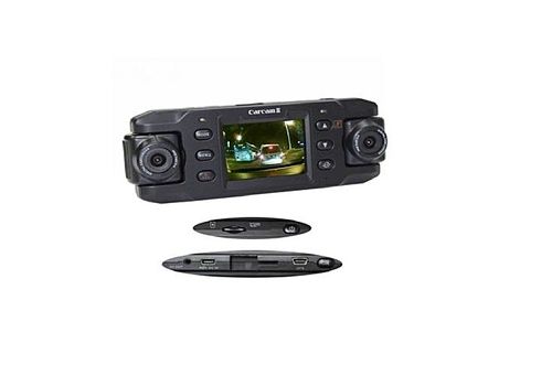 CARCAM3 Double Caméra Voiture avec GPS Dash Cam Full HD 1080 au meilleur prix au Maroc