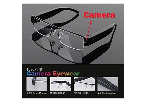 Lunette Caméra Espion FULL HD 1080P au meilleur prix au Maroc