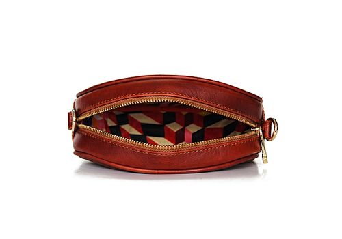 MJ Sac banane en cuir véritable MJ- 100 % cuir véritable - marron cuir végétal au meilleur prix au Maroc