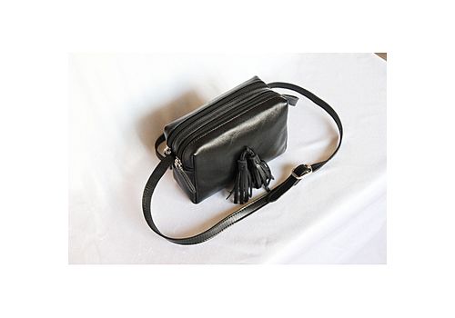 MJ Sac en cuir véritable MJ- Noir -rikiki au meilleur prix au Maroc