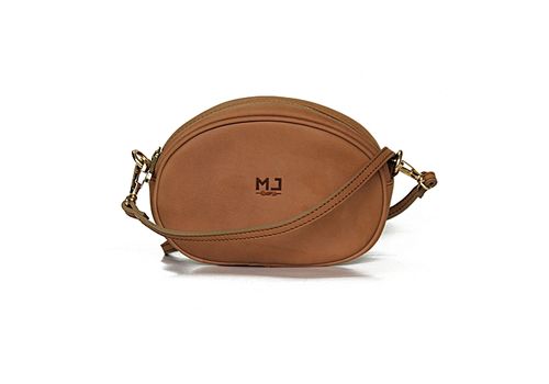 MJ Sac banane en cuir véritable MJ 100 % cuir véritable - beige au meilleur prix au Maroc
