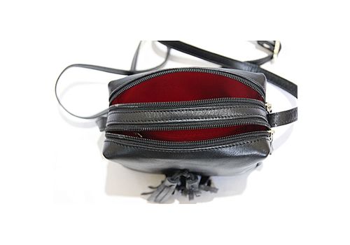 MJ Sac en cuir véritable MJ- Noir -rikiki au meilleur prix au Maroc