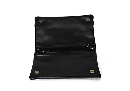 MJ POCHETTE en cuir véritable MJ- 100 % cuir véritable - Noir au meilleur prix au Maroc