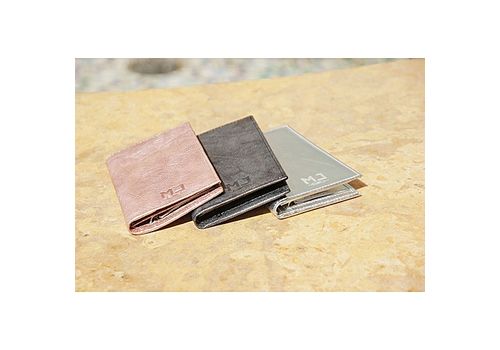 MJ Portefeuille en cuir - MJ - Darkness by MJ au meilleur prix au Maroc