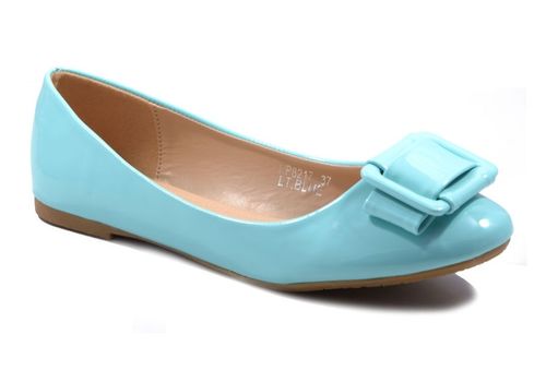 Ballerines bleues Vernis JUMEX au meilleur prix au Maroc