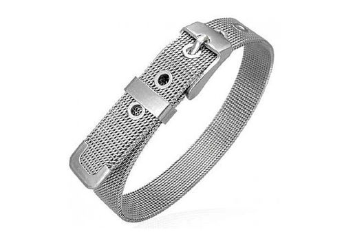 Rêve Diamant Bracelet Ceinture En Acier Inoxydable - Argenté au meilleur prix au Maroc