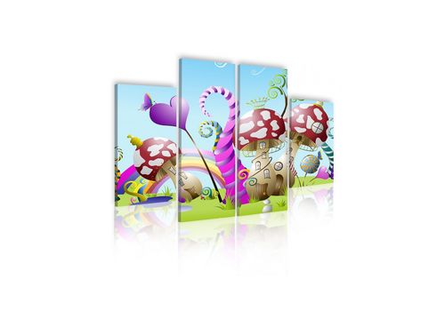 Tableau décoratif L 40 x H70 cm(x2) L 40 cm x 100 cm(x2) - intérieur design, décoration moderne, art abstrait EF41 au meilleur prix au Maroc