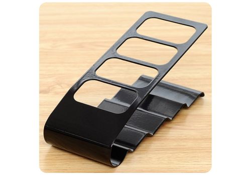 SUPPORT PORTE TELECOMMANDE EN METAL NOIR au meilleur prix au Maroc