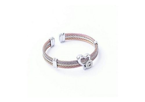 Rêve Diamant Bracelet Love Sertie En Acier Inoxydable - Multicolore + Boite Cadeau au meilleur prix au Maroc