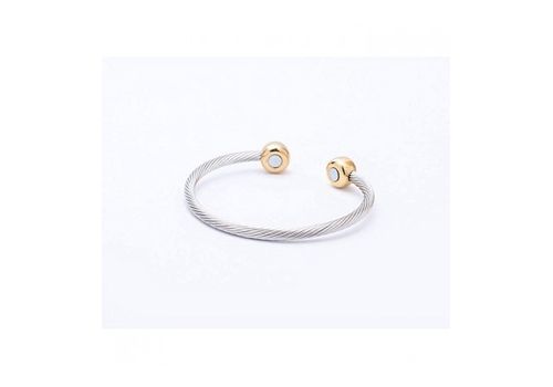 Rêve Diamant Bracelet Magnetic 100% Acier - Argent-Doré + Boite Cadeau au meilleur prix au Maroc