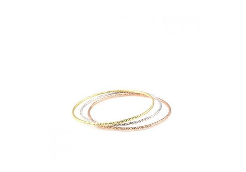 Rêve Diamant Bracelets 3C Ronds En Acier + Boite Gratuite au meilleur prix au Maroc