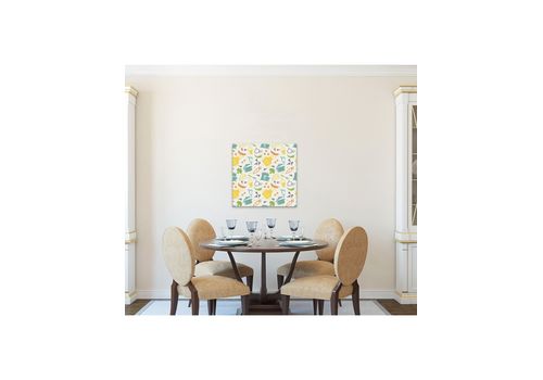 Tableau décoratif L 70 x H 70 cm - intérieur design, décoration moderne, art abstrait C194 au meilleur prix au Maroc