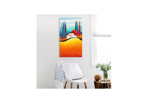 Tableau décoratif L 45 x H 100 cm - intérieur design, décoration moderne, art abstrait E431 au meilleur prix au Maroc