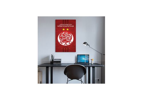 Tableau décoratif L 50 x H 90 cm - Wydad, intérieur décoration, art, chambre, mur au meilleur prix au Maroc