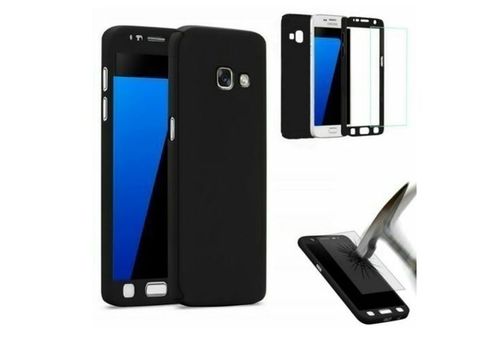 PROTECTion complète Case 360° Pour les smartphones J5 PRO - Covers Avec Verre incassable NOIR au meilleur prix au Maroc