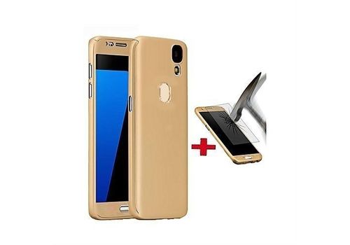 Coque 360 Hot 5 gold + Verre De PROTECTion Incassable au meilleur prix au Maroc