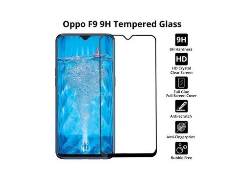 Verre trempé complet incurvée Full Glue Pro 5D trempé pour Oppo F9 -Noir au meilleur prix au Maroc