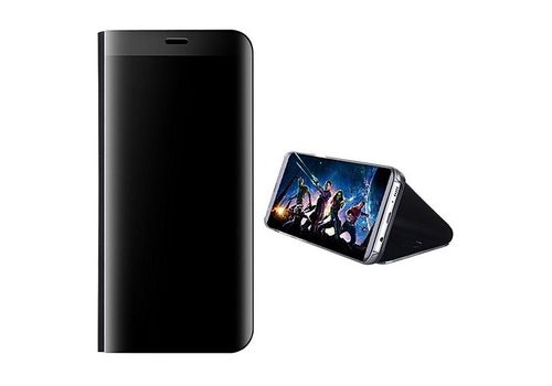 Étui Originale Societe Clear View Fonction Stand pour Samsug Galaxy S8 plus -Noir au meilleur prix au Maroc