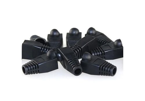 100pcs/Pack Plug End Cap Boot Guard Head Plug Cable Connector Modular End Cap au meilleur prix au Maroc