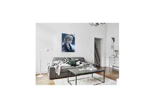 Tableau décoratif L 60 x H 100 cm - intérieur design, décoration moderne, art abstrait j123 au meilleur prix au Maroc