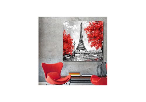 Tableau décoratif L100 x H100 cm - interieur décoration, art moderne, chambre, mur A402 au meilleur prix au Maroc