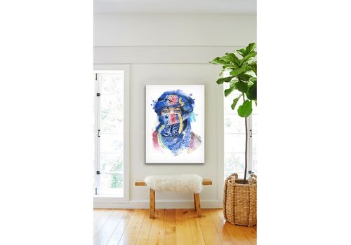 Tableau décoratif L 60 x H 100 cm - art moderne, intérieur abstrait design, chambre A296 au meilleur prix au Maroc