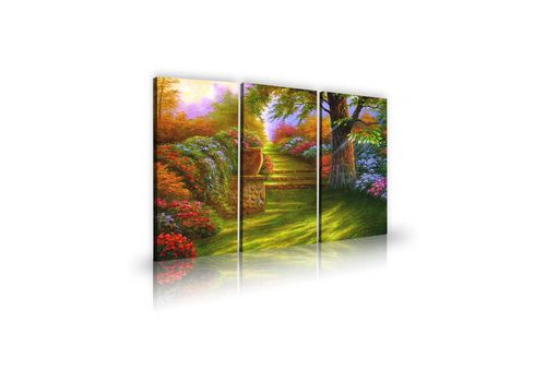 Tableau décoratif L 45 x H 100 (x3) - art moderne, intérieur abstrait design N269 au meilleur prix au Maroc