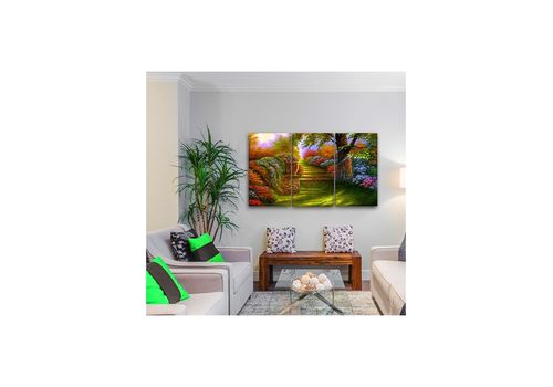 Tableau décoratif L 45 x H 100 (x3) - art moderne, intérieur abstrait design N269 au meilleur prix au Maroc