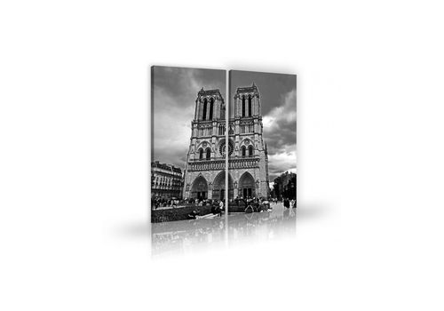 Tableau décoratif L 45 x H 100 cm (x2) - intérieur design, décoration moderne, art abstrait BN197 au meilleur prix au Maroc